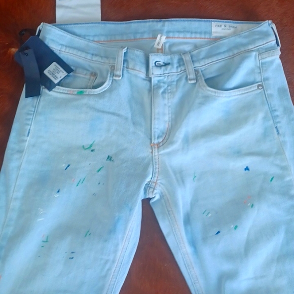 Rag & bone Dre Capri Paint Splatter Jeans. Size 27 - Picture 2 of 7